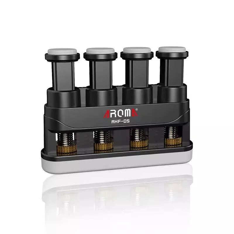 Aroma Ahf-05 Guitar Bass Piano Finger Workout Exerciser Medium Tension Hand Grip Trainer Power Gripper Guitar Accessories