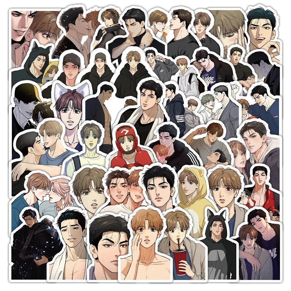 50Pcs Korean Manwha Jinx Sticker Joo Jaekyung Kim Dan DIY Stickers Skateboard Motorcycle Suitcase Decor Phone Laptop Decals