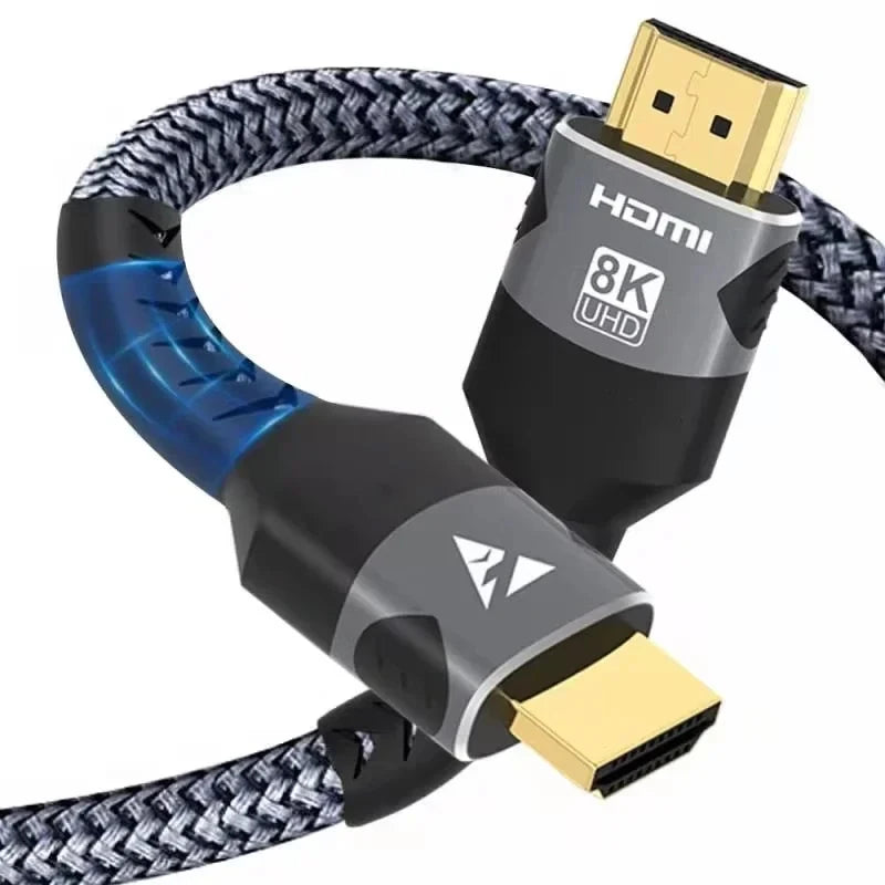 8K HDMI-Compatible Cable 4K@120Hz 8K@60Hz Cable 48Gbps Adapter For RTX 3080 eARC HDR Video Cable PC Laptop TV box PS5