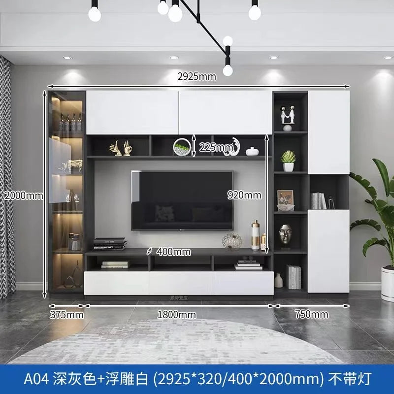 TV table cabinet TV cabinet simple and modern integration