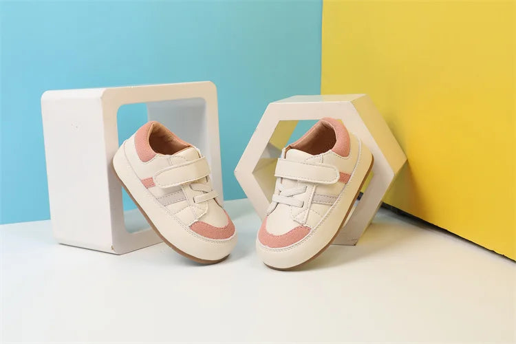 DIMI Spring/Autumn Baby Toddler Shoes Soft Breathable Microfiber Leather Infant Sneakers 0-3 Year Flat Walker Shoes