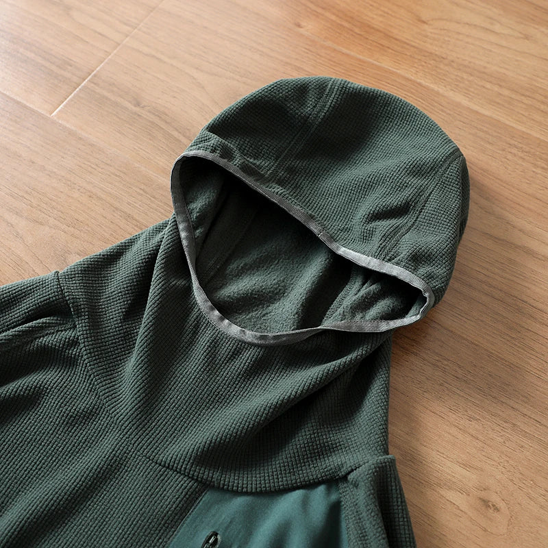 Blazebaron Men's Hoodie Sweatirt Micro Velvet Me Texture Casual Spring Autumn Loose Fit Pure Color Busin Casual