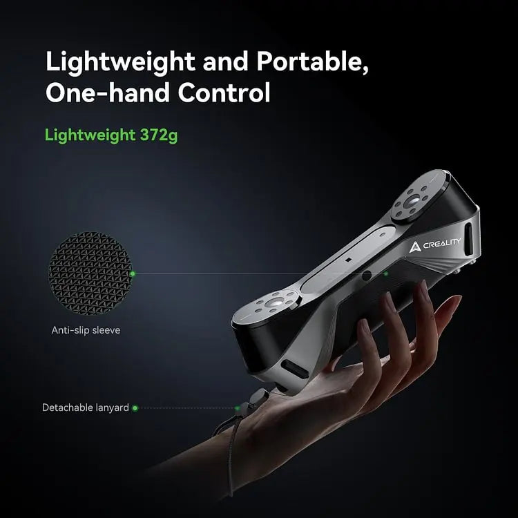 Creality CR-Scan Raptor Portable Handheld 3D Scanner Blue Light NIR 60fps Anti-shaking Full-Color Scanning 0.02mm High-Accuracy