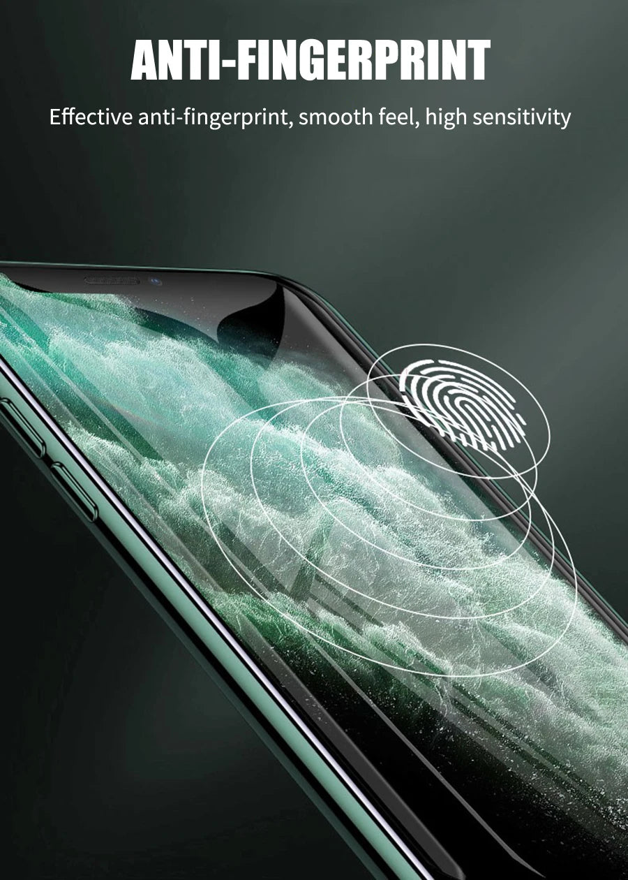 1-3Pcs 3D Screen Protector 5D Full Cover 9H Tempered Glass for iPhone X XR XS 11 12 13 mini 14 15 Pro Max 6 6s 7 8 Plus SE 2020