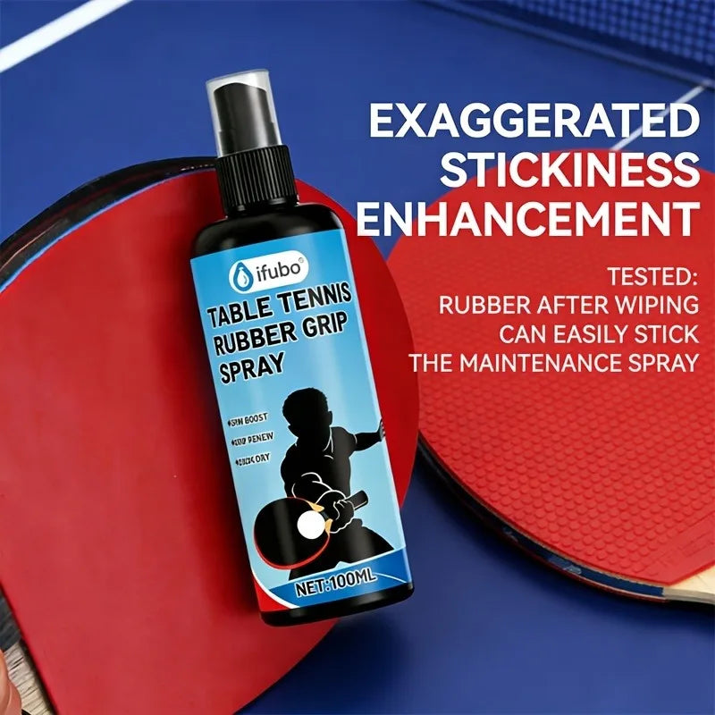 Table Tennis Racket Rubber Care Solution | Boost Adhesion | Restore Grip Anti-Static Long-Lasting