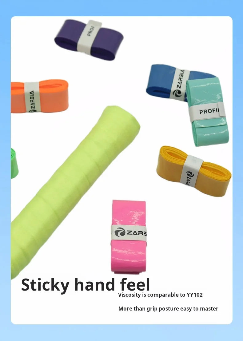 12pcs New Style Laminated Sticky Tennis Badminton Racket Overgrip Fishing Rod Wrapping Tape Quick-drying Breathable