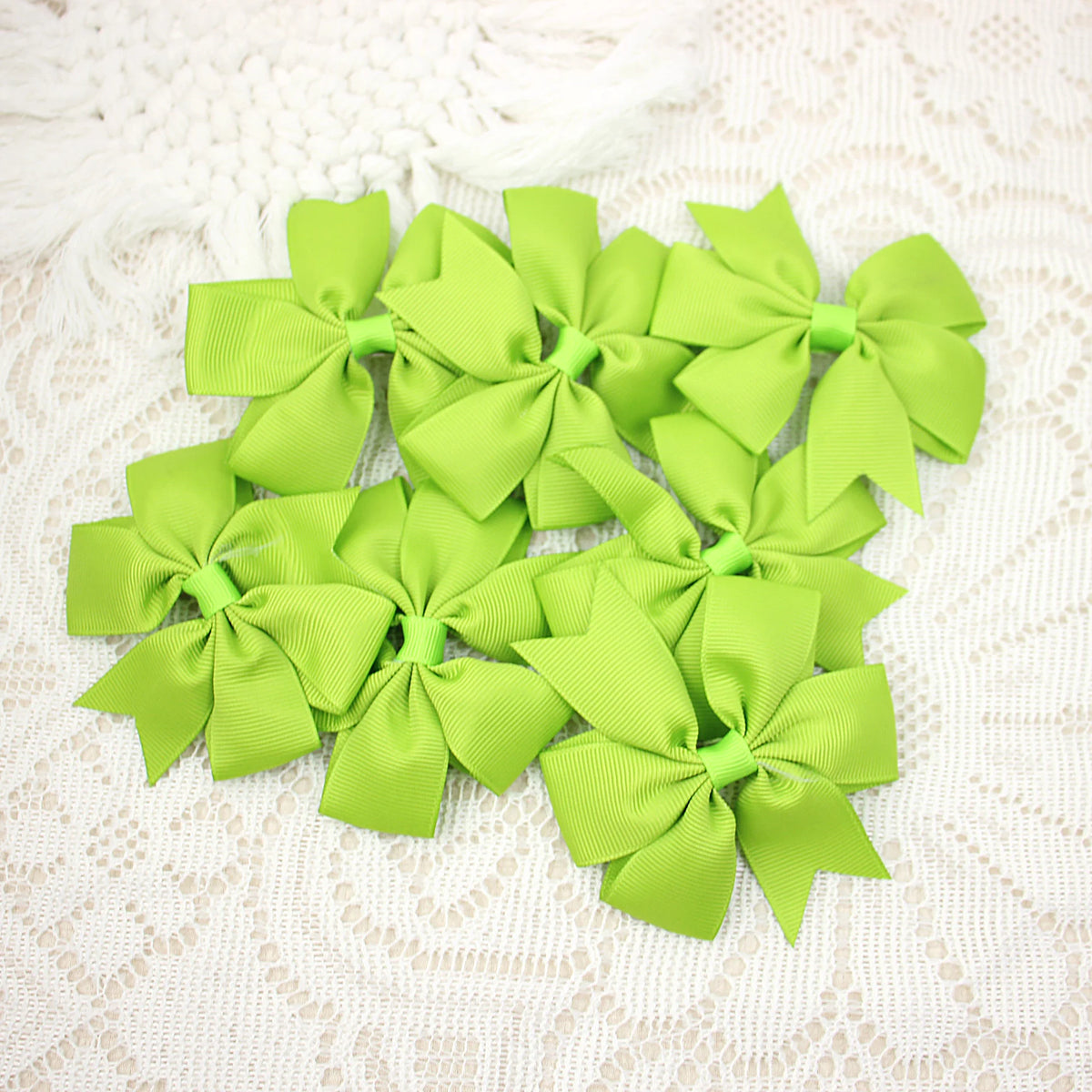 10pcs Ribbon Bow Hair Clip for Girls Hair Accessories Winnower Children Alligator Clip Kids Hairbow Hairpin Grosgrain Barrettes