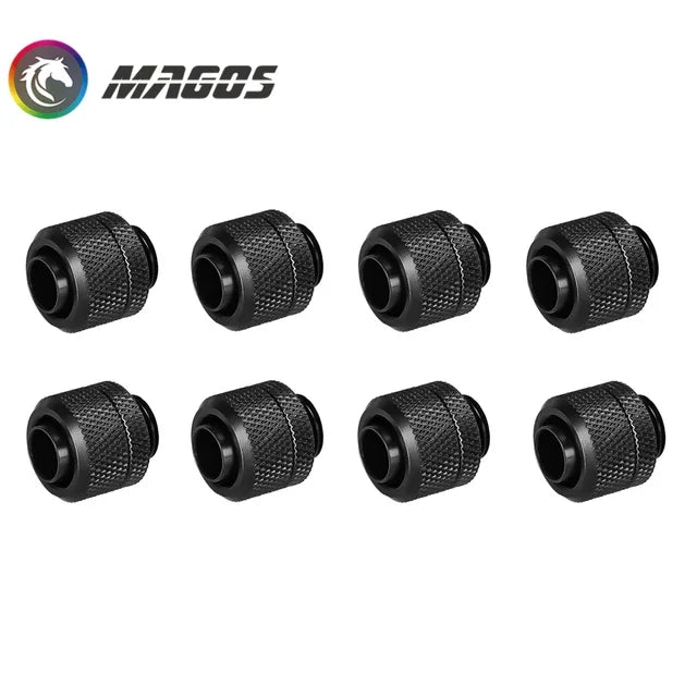 Soft Tube Fitting OD 10x13mm/10x16mm Used For 3/8'' Flexible Hose Computer Water Cooling System DIY