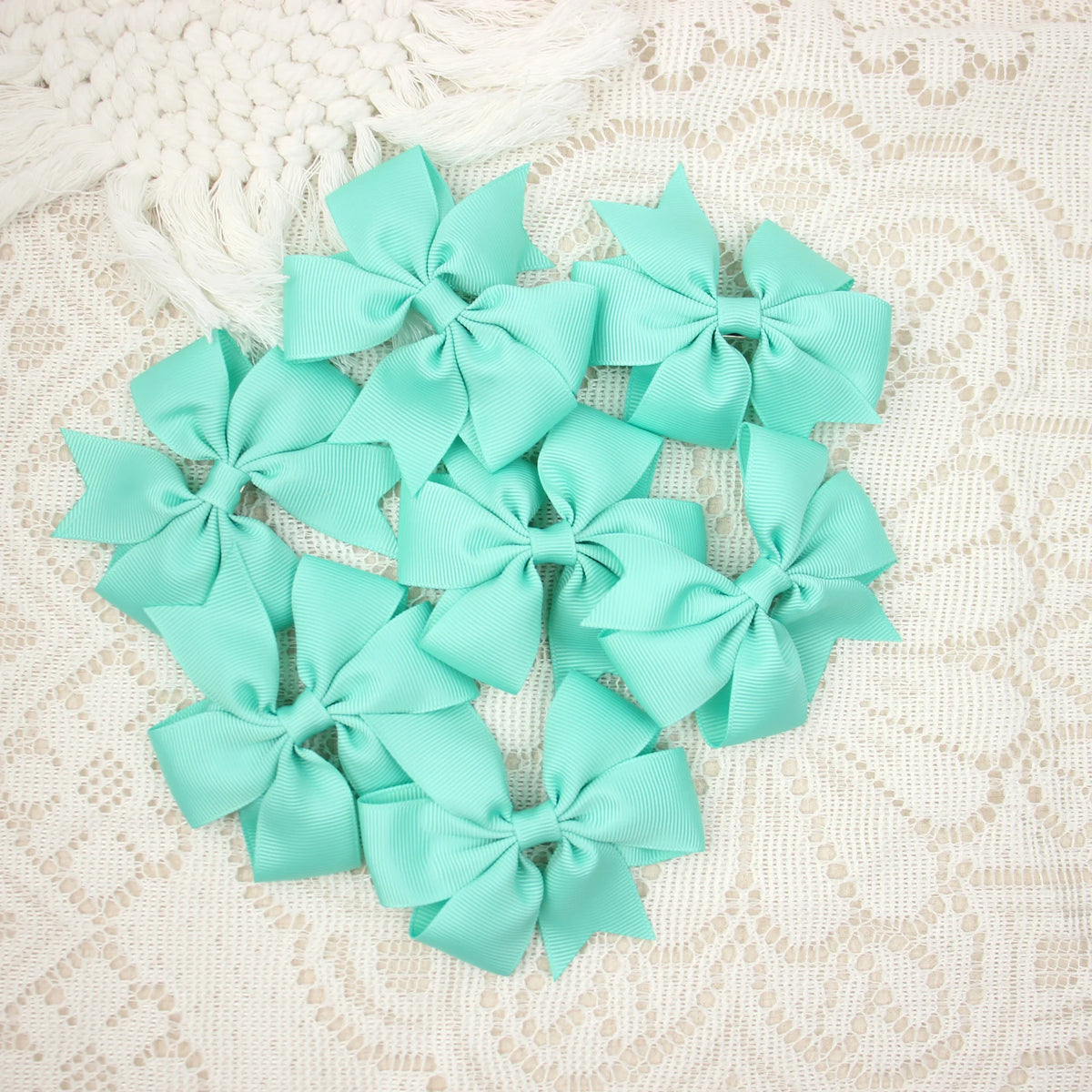 10pcs Ribbon Bow Hair Clip for Girls Hair Accessories Winnower Children Alligator Clip Kids Hairbow Hairpin Grosgrain Barrettes