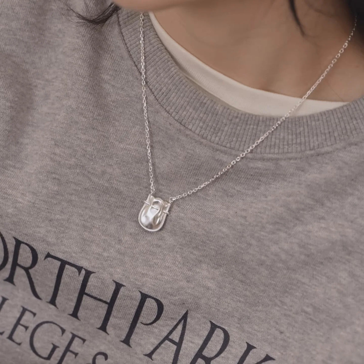 925 Silver Necklace Punk Wealth Good Wish Matte Ball Bread OT Clasp Stackable for Women Girl Jewelry Gift Dropshipping Wholesale