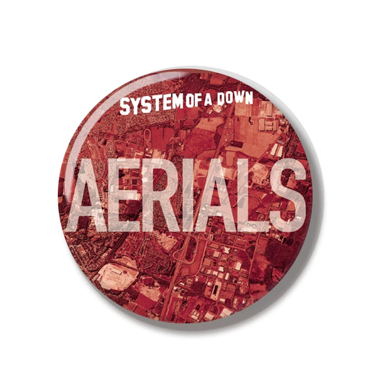 44MM Soad system down Band Pin Soft Button Pin Jewelry Creative Badge Cartoon Brooch Lapel Pin Bag Backpack Hat Decoration