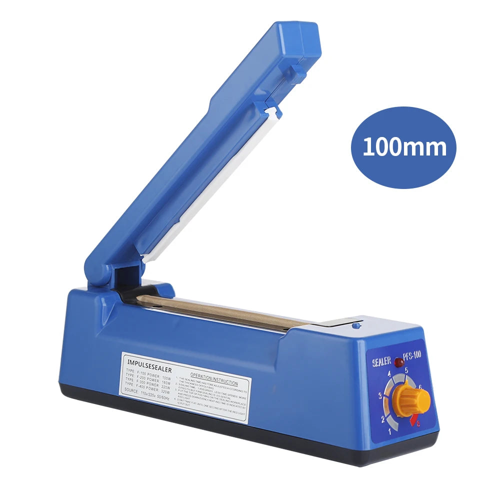 Sealing Machine Electric Heat Sealer Hand Press Vacuum Food Plastic Bag Bobo Ballons Impulse Fast Heat Sealer Packaging Machine