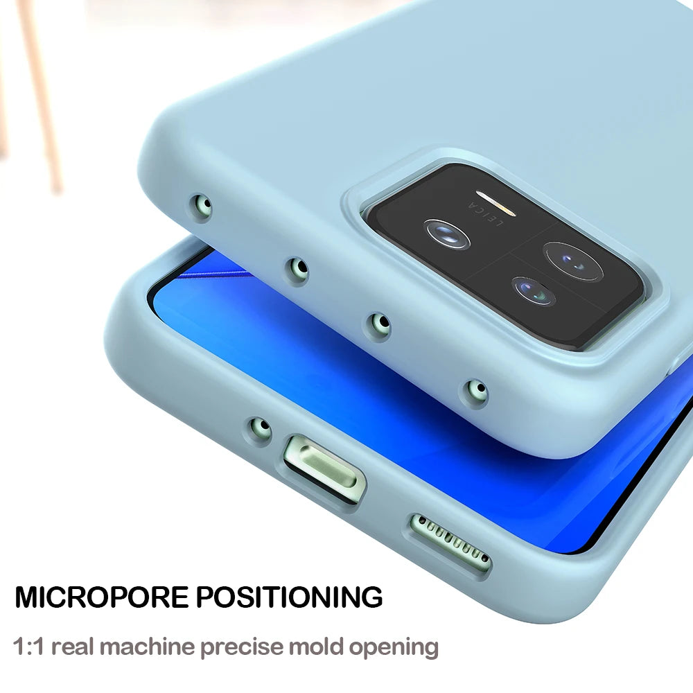 For Xiaomi 13 Luxury Liquid Silicone Shockproof Back Cover All-inclusive Drop-proof Soft Phone Cover For Mi 13 Pro Case