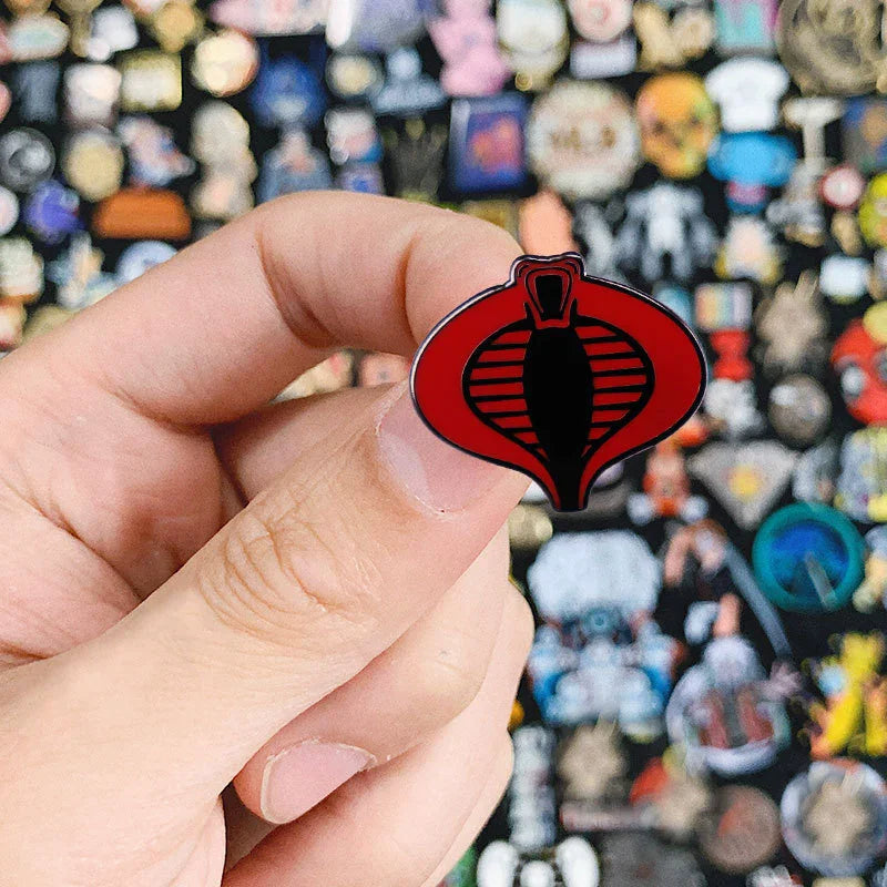The Karate Cobra Kai Snake Enamel Pins Lapel Pins For Backpacks Badges Clothing Accessories For Fashion Jewelry Fans Gifts