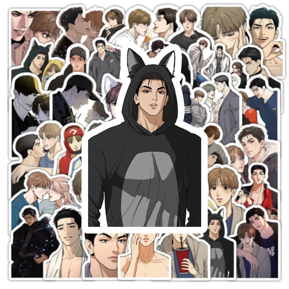 50Pcs Korean Manwha Jinx Sticker Joo Jaekyung Kim Dan DIY Stickers Skateboard Motorcycle Suitcase Decor Phone Laptop Decals