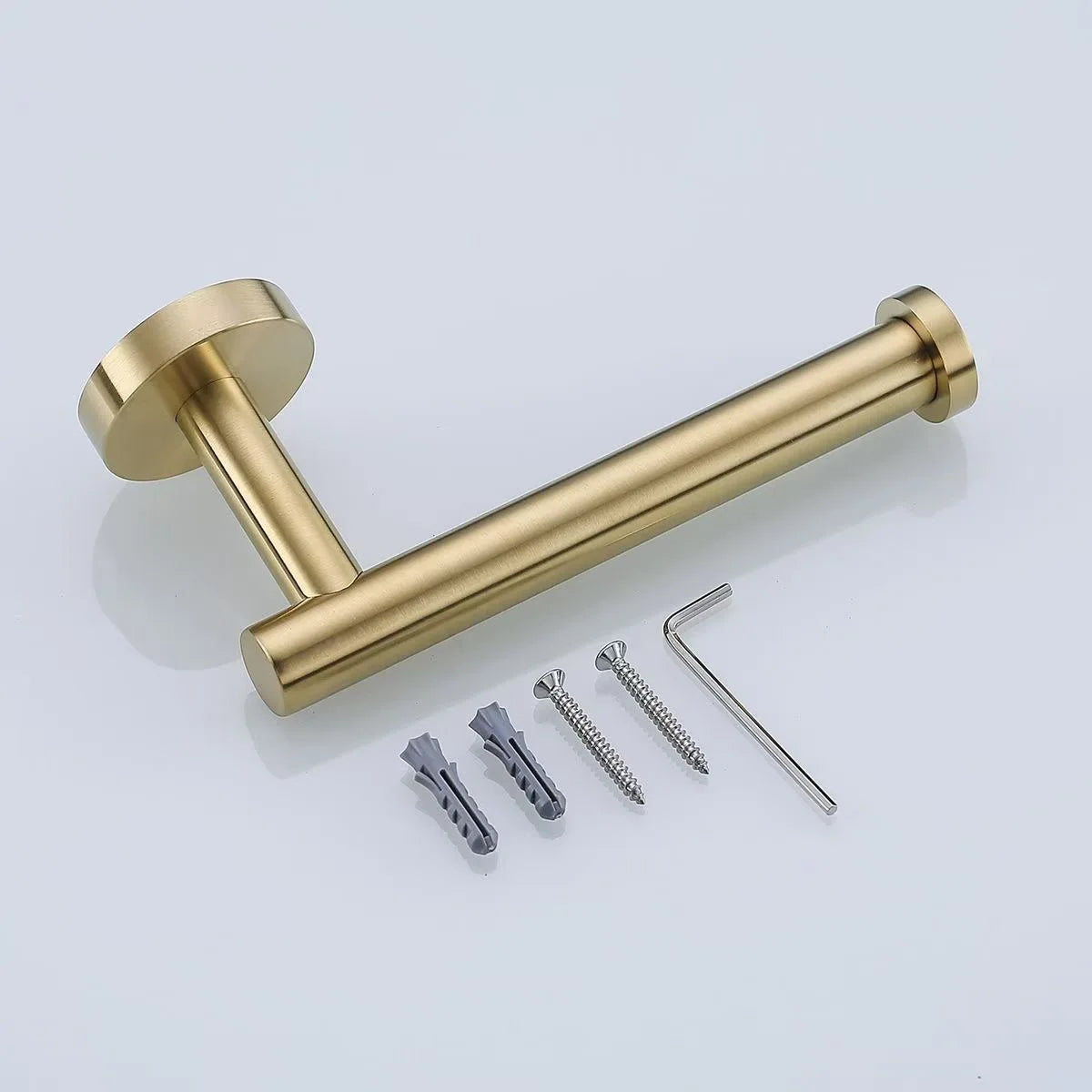 Roll Holder Stainless Steel Punched Toilet Paper Holder Roll Holder Tissue Holder