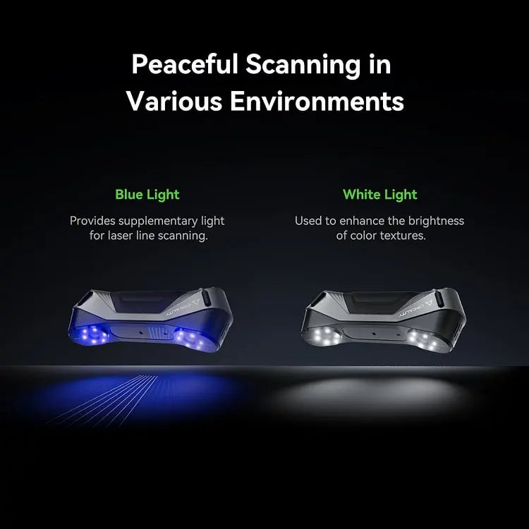 Creality CR-Scan Raptor Portable Handheld 3D Scanner Blue Light NIR 60fps Anti-shaking Full-Color Scanning 0.02mm High-Accuracy
