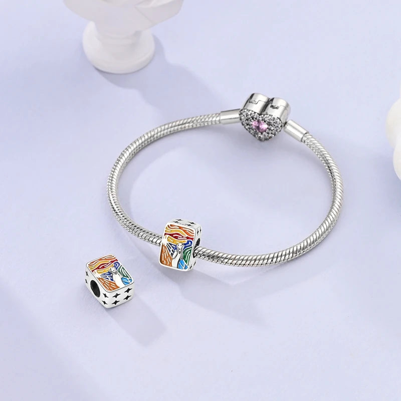 New Original Charm Beads 925 Sterling Silver Butterfly Hot Air Balloon Dangle For Bracelet Women Girl Fine DIY Jewelry Gift