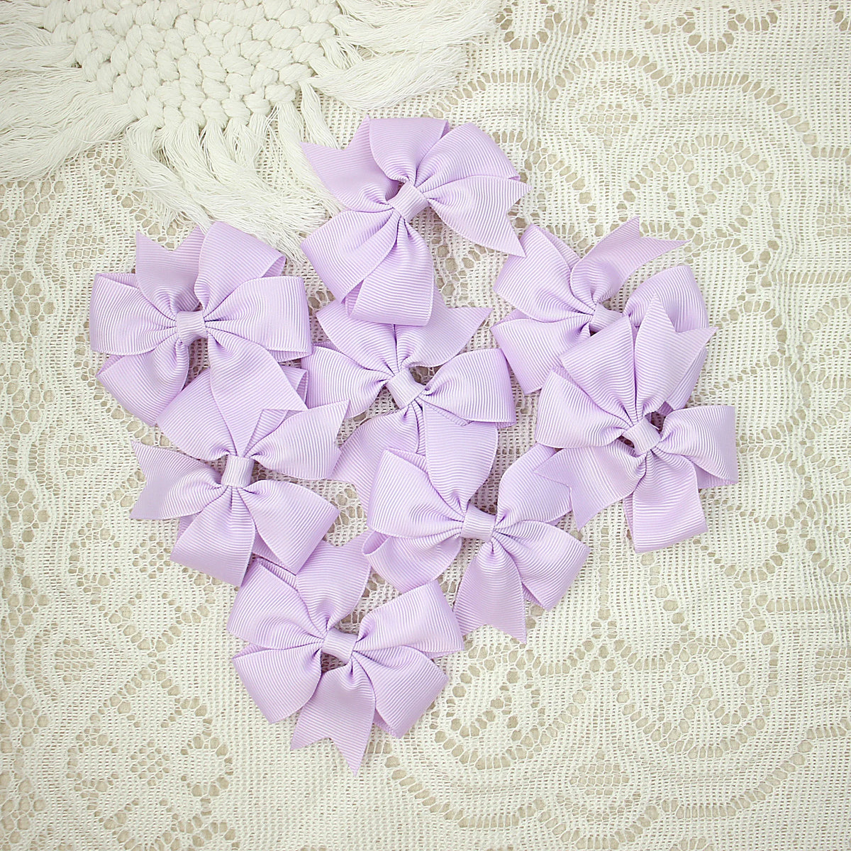 10pcs Ribbon Bow Hair Clip for Girls Hair Accessories Winnower Children Alligator Clip Kids Hairbow Hairpin Grosgrain Barrettes