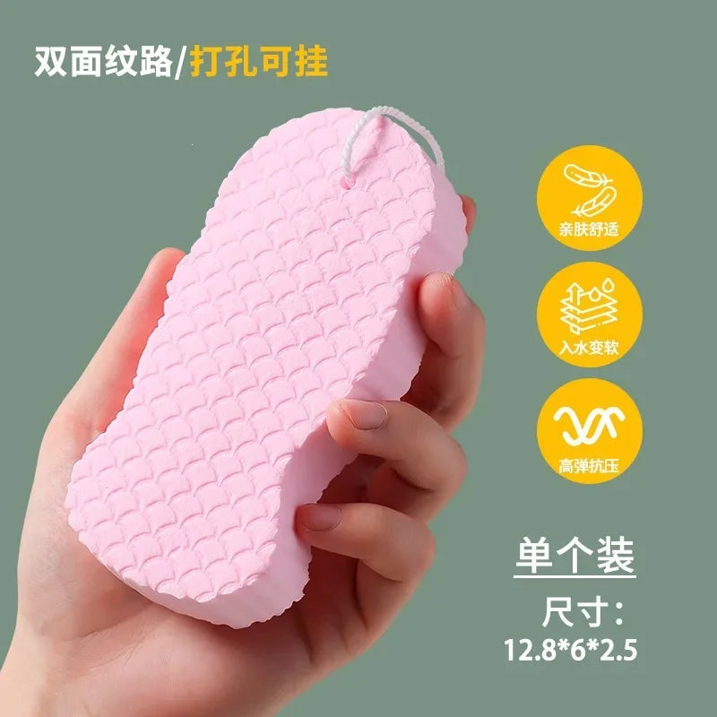 Bath Sponge Exfoliating Bath Scrubbing Sponges  Body Washcloth Skin Scrubber Relax Exfoliating Skincare Shower Scrubbing Tool