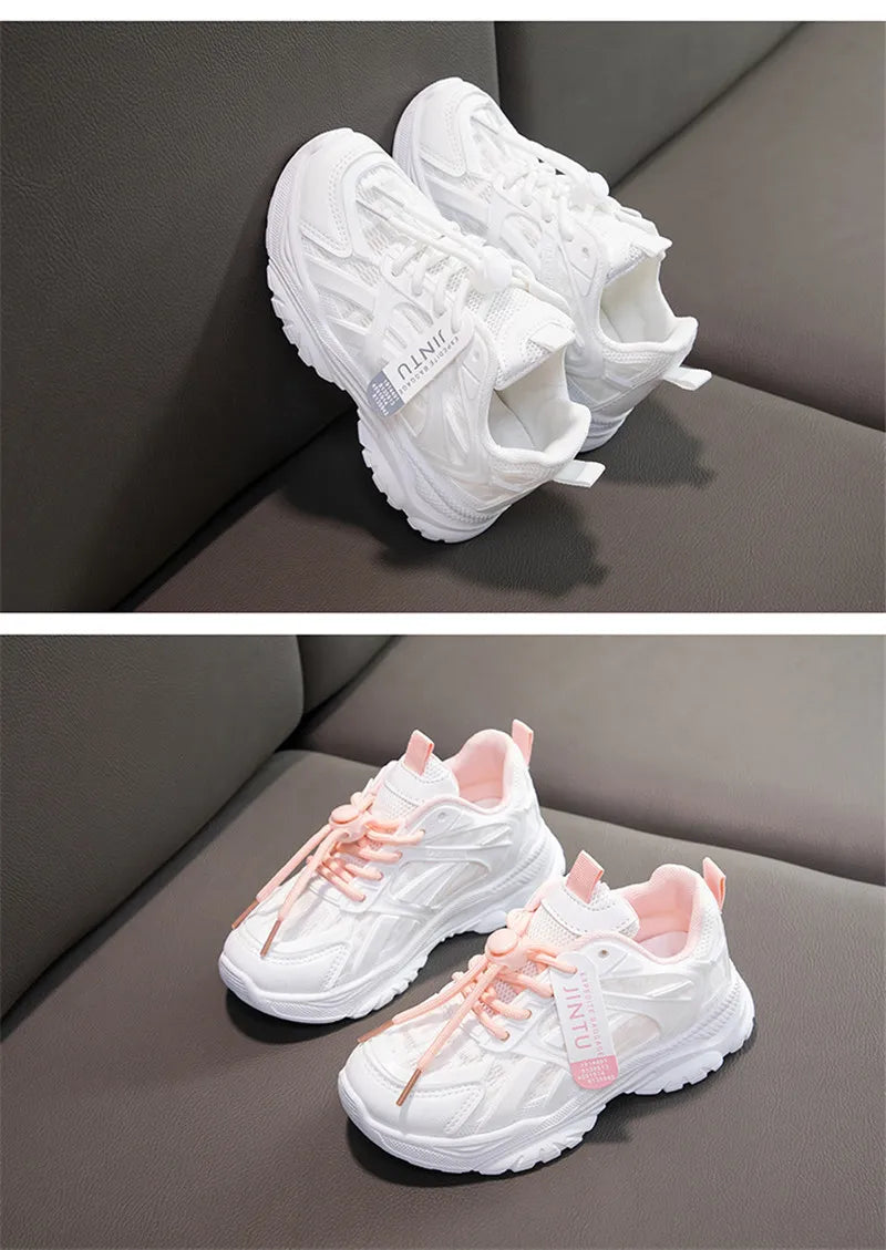 Size 26-36 Fashion Shoes Children Sneakers Sport Girls Shoes Child Rubber Leisure Trainers Kids Sneakers 2020 Brand Autumn Shoes