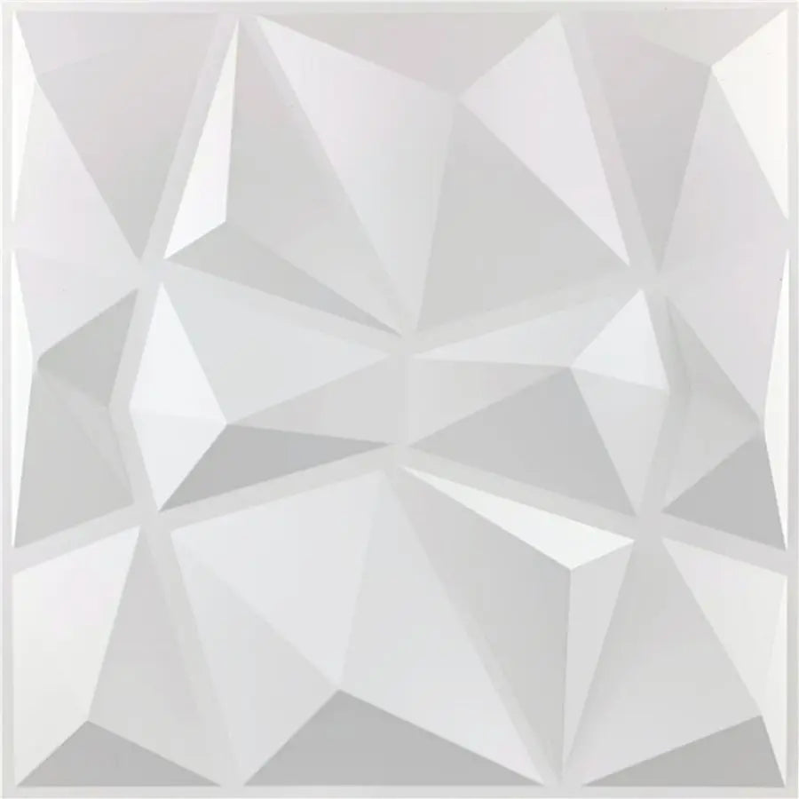 (pack of 12)Decorative 3D wall panel with diamond design, 30.48 cm x 30.48 cm