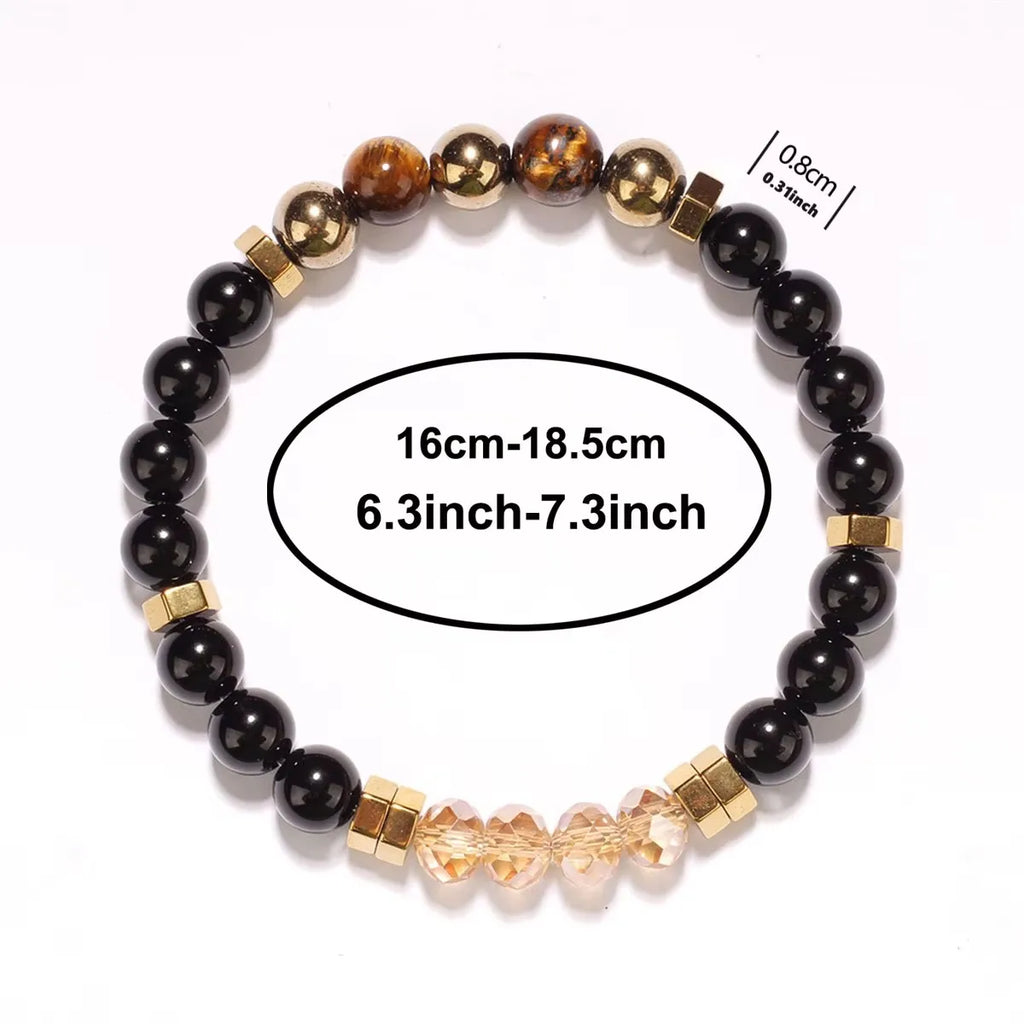 Exquisite Summer Accesorios Hematite Pyrite Brother Holiday Christmas Spiritual Natural Stone Money Bracelet Attract Money