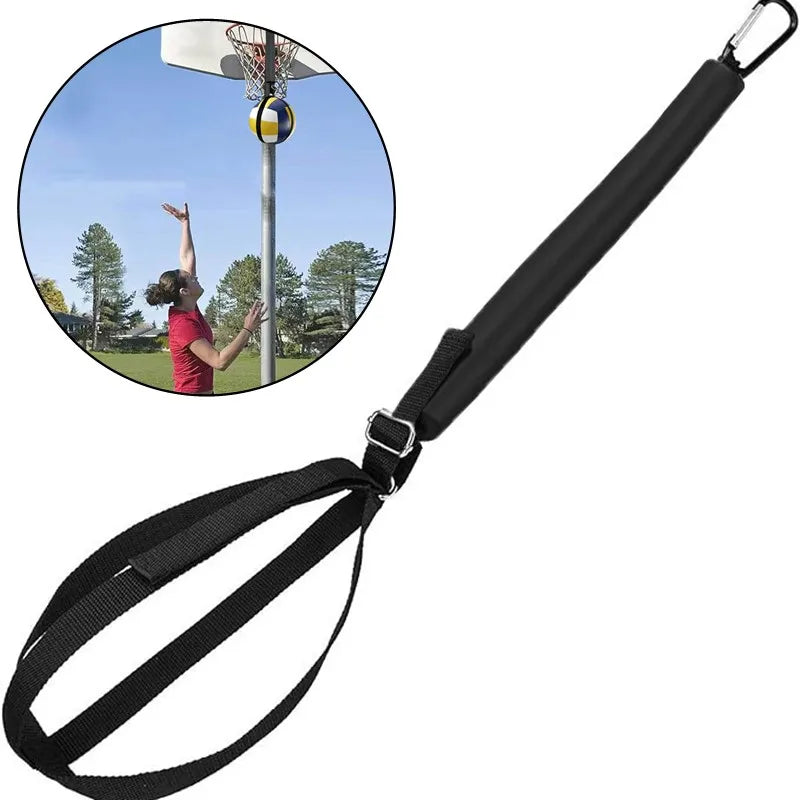 Volleyball Spiking Training Aid Adjustable Belt Solo Serve Training Equipment Bouncing Train Rope Beach Volleyball Accessories