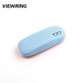 Viewring Linen Solid Color Glasses Case Hard Shell Anti Pressure Eyeglasses Portable Men's And Women's Sunglasses Storage Box