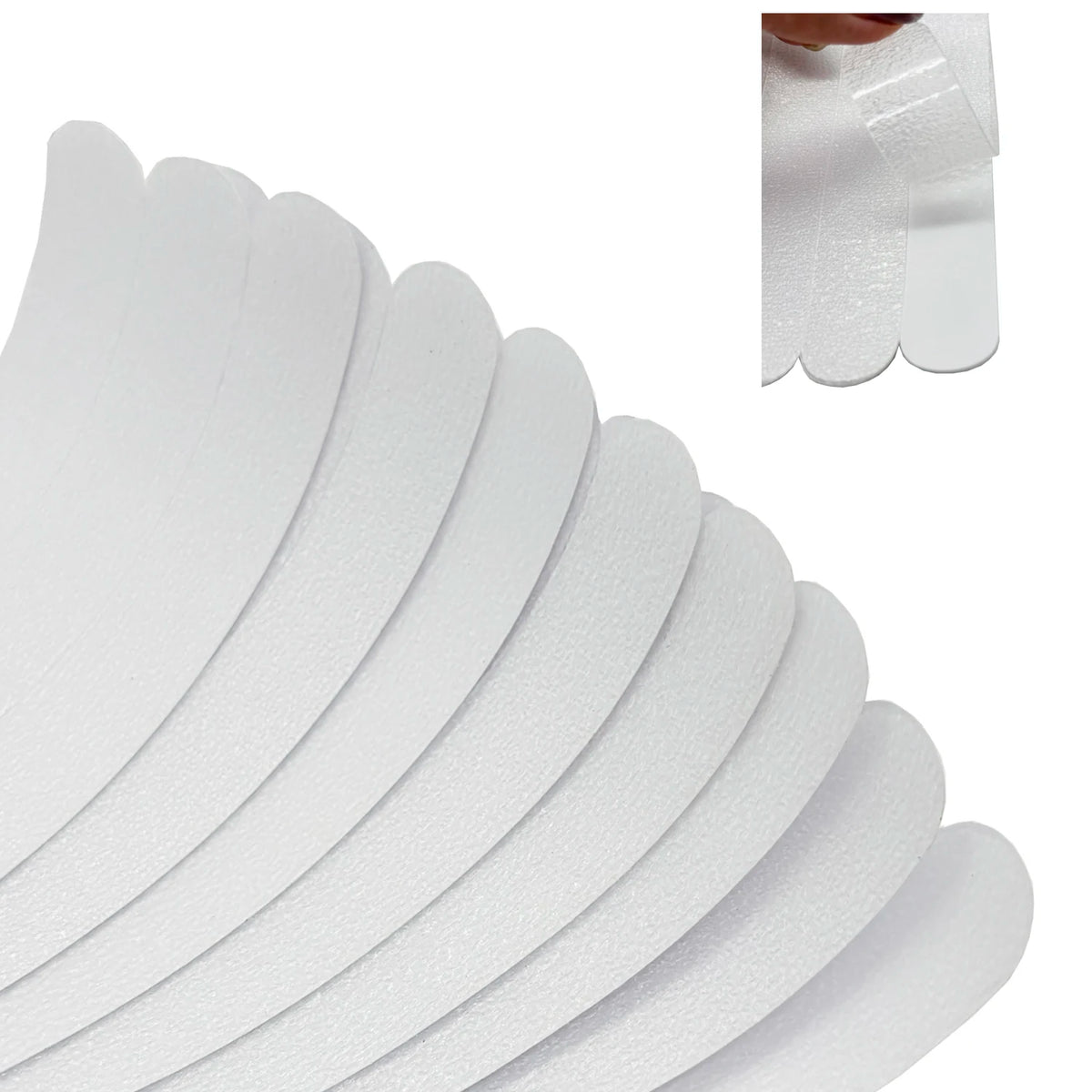 24 Pieces of Transparent Anti-Slip Tape, 2cm X 25cm, Bathroom, Transparent Anti-Slip Tape, No Cutting Required, Self-Adhesive, Suitable for Indoor/Outdoor Stairs, Bathtubs, Boats, Swimming Pools, Stair Steps, Safety Anti-Slip