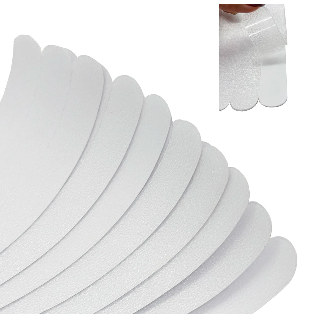 24 Pieces of Transparent Anti-Slip Tape, 2cm X 25cm, Bathroom, Transparent Anti-Slip Tape, No Cutting Required, Self-Adhesive, Suitable for Indoor/Outdoor Stairs, Bathtubs, Boats, Swimming Pools, Stair Steps, Safety Anti-Slip