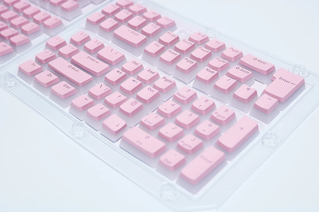 2025 PBT Pudding Keyboard Keycap OEM Profile 129 Keys Key Cap for Mx Hot Swap Mechanical Keyboard Switch Transparent RGB Keycaps