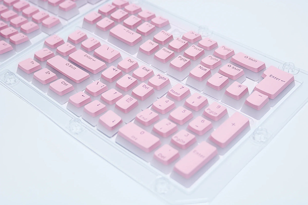 2025 PBT Pudding Keyboard Keycap OEM Profile 129 Keys Key Cap for Mx Hot Swap Mechanical Keyboard Switch Transparent RGB Keycaps