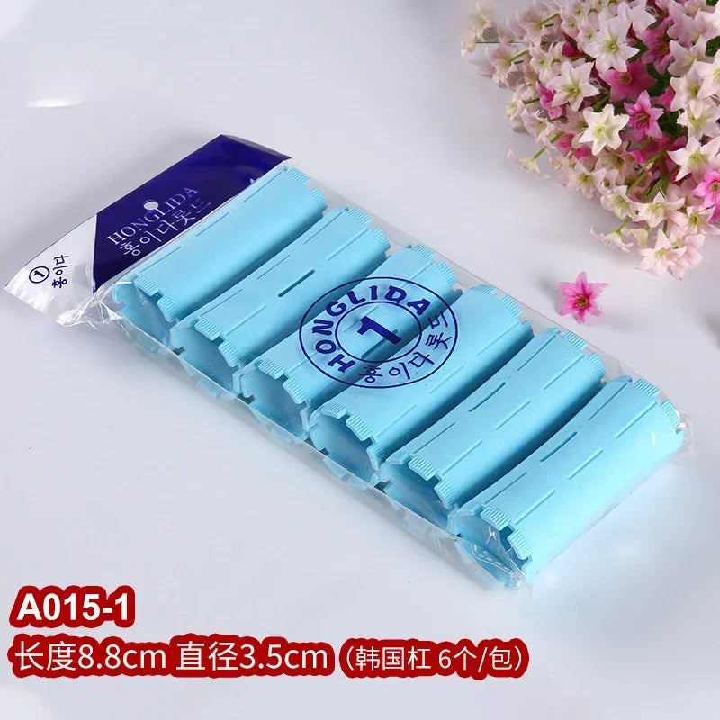 Hair Perm Rods Cold Wave Rods Hair Curling Rollers Curlers Steel Pintail Comb Hair Curler No Heat for Women Long Short Hair