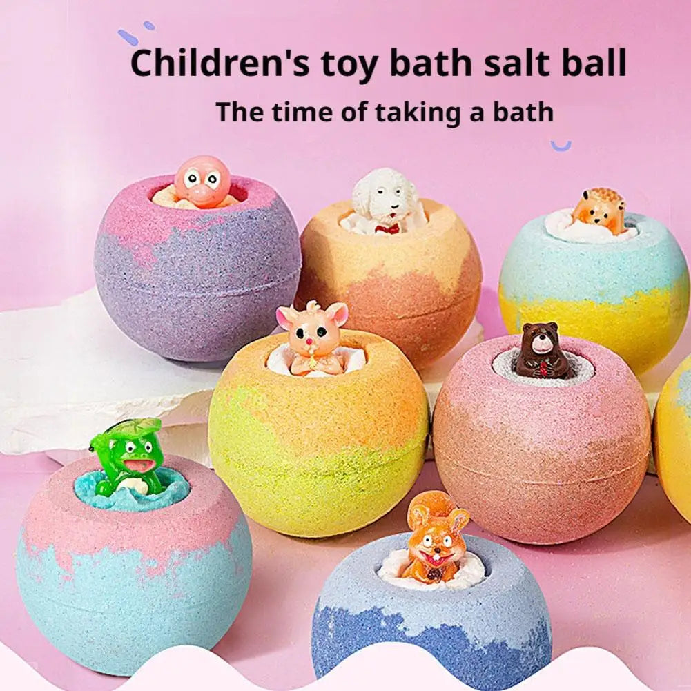 1PC Surprise Bath Bombs Balls Bath Toys Bath Ball Foam Bath Children Bath Ball Mini With Surprise Toy Inside
