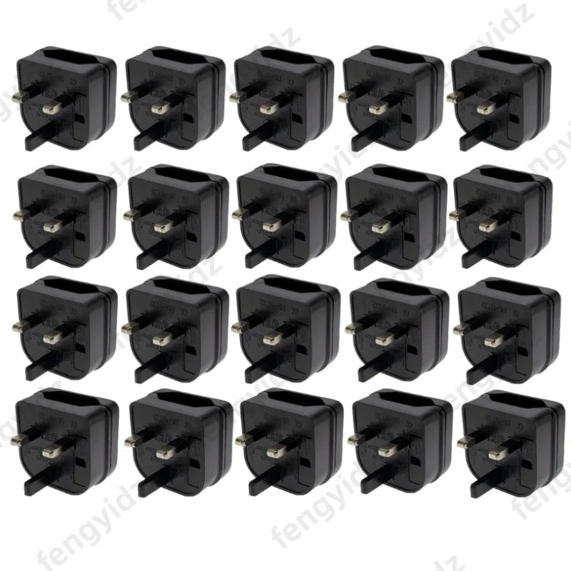 1Pc European Euro EU 2 Pin to UK 3Pin Power Socket Travel Plug Adapter Converter New