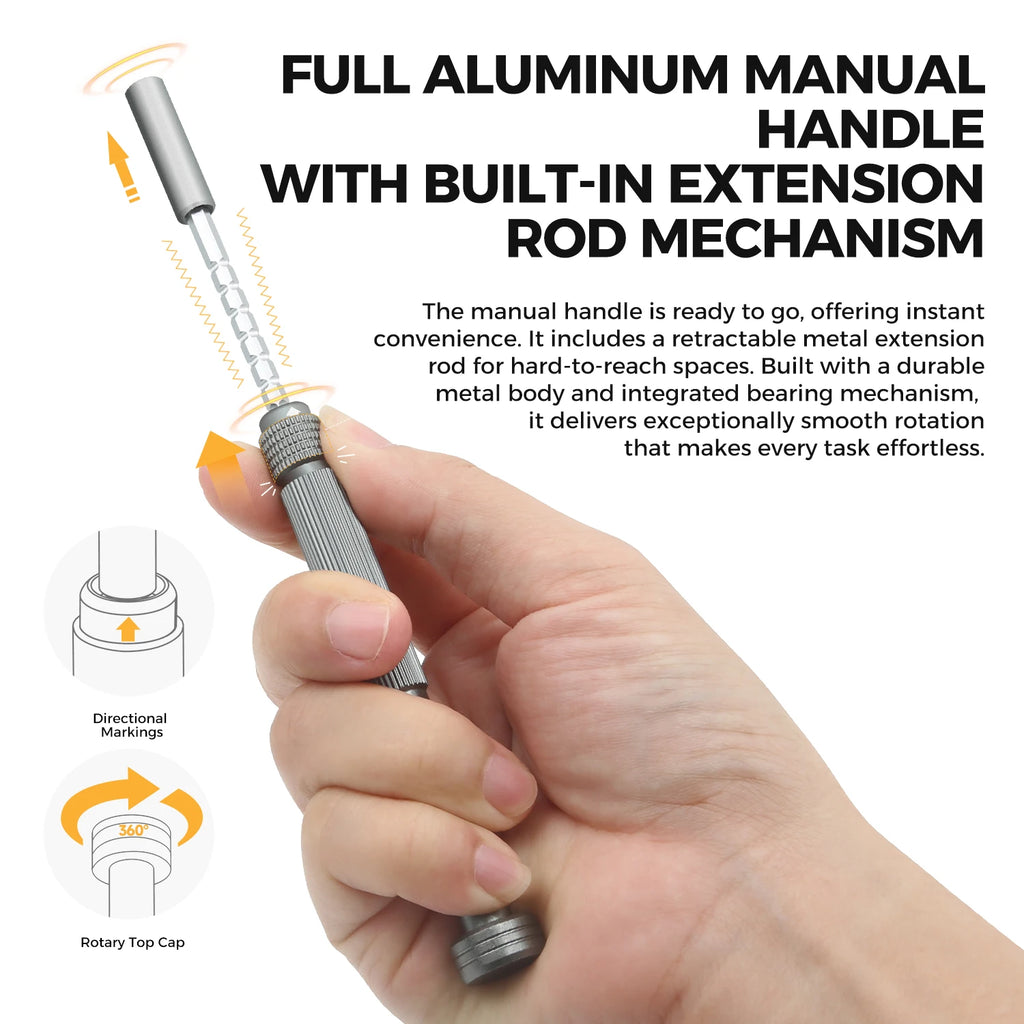 83 IN 1 Precision Electric Screwdriver Set Cordless 4 Levels Adjustable Comes Fill Light Rechargeable For IPhone Watch Camera PC