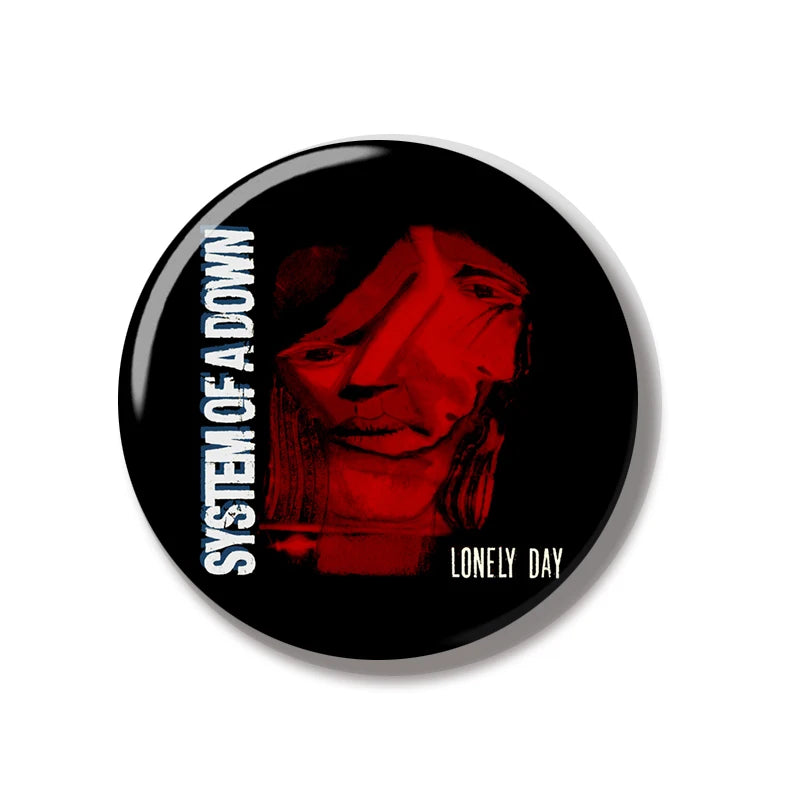 44MM Soad system down Band Pin Soft Button Pin Jewelry Creative Badge Cartoon Brooch Lapel Pin Bag Backpack Hat Decoration