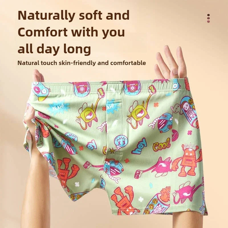 Mens Boxers Cotton Aro Pants Summer Thin Mens Pajama Pants Beach Pants Breathable Boys Boxershorts