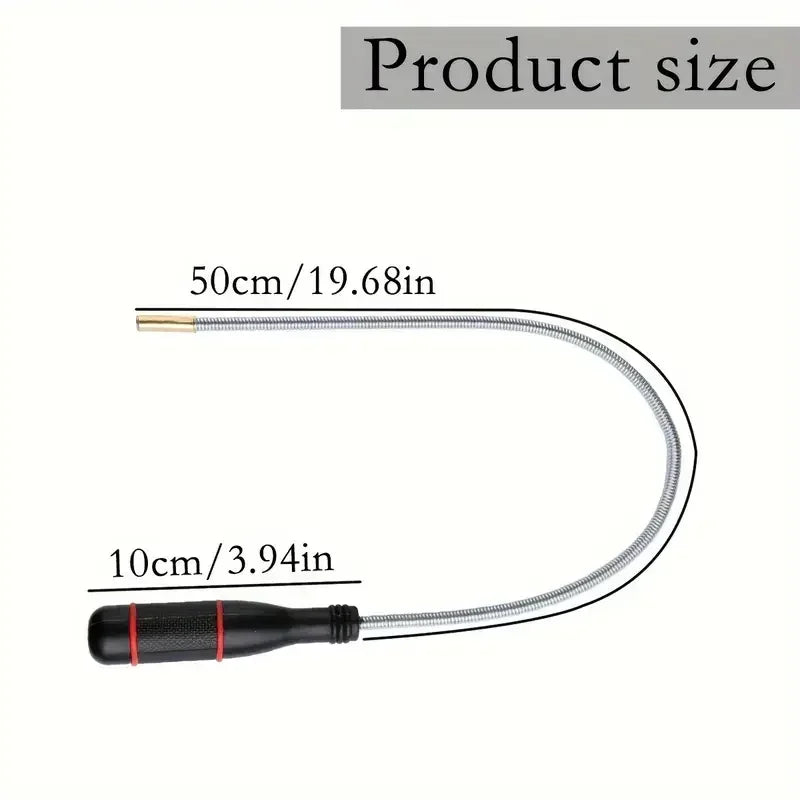 Flexible Magnetic Pickup Tool Bendable Snake Pickup Bendable Suction Bar for Locate Falling Objects Reach Sink Drains Pick Up