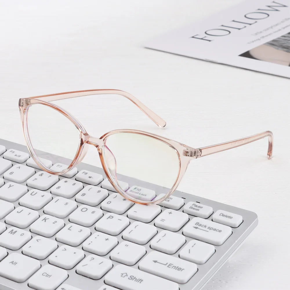 New Anti Blue Light Glasses Computer Goggles Fashion Clear PC Frame Eyeglasses Blue Rays Blocking Eyewear Vision Care Glasses