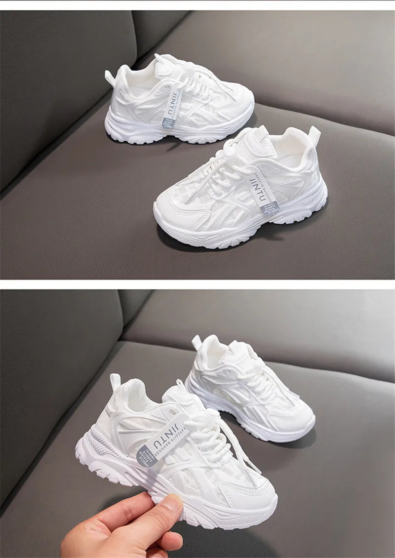 Size 26-36 Fashion Shoes Children Sneakers Sport Girls Shoes Child Rubber Leisure Trainers Kids Sneakers 2020 Brand Autumn Shoes