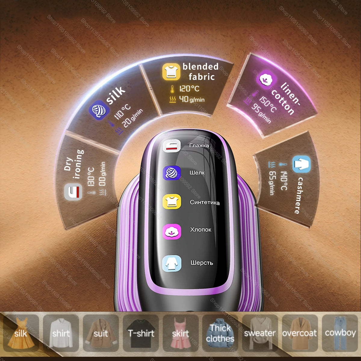 Handheld Steam Iron Garment Steamers Ironing Multi Functional  Machine Travel Portable Ironing Machine Garment Ironing Machine