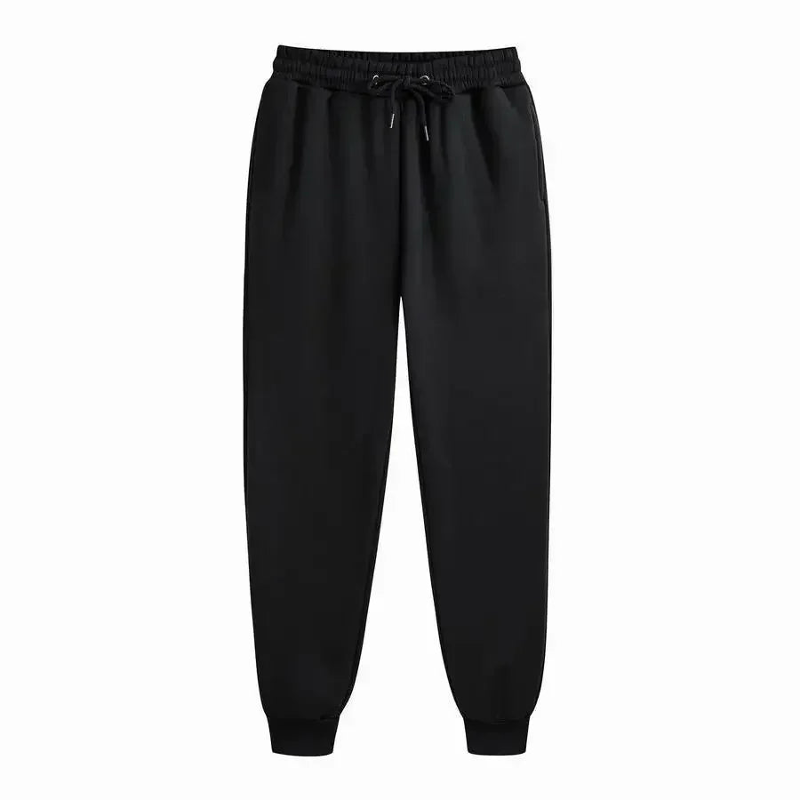 Men's Pants 23 Print Fleece Sweatpants Warm Jogging Pants Male Outdoor Trousers Straight Fashion Workout Sports Casual Long Pant