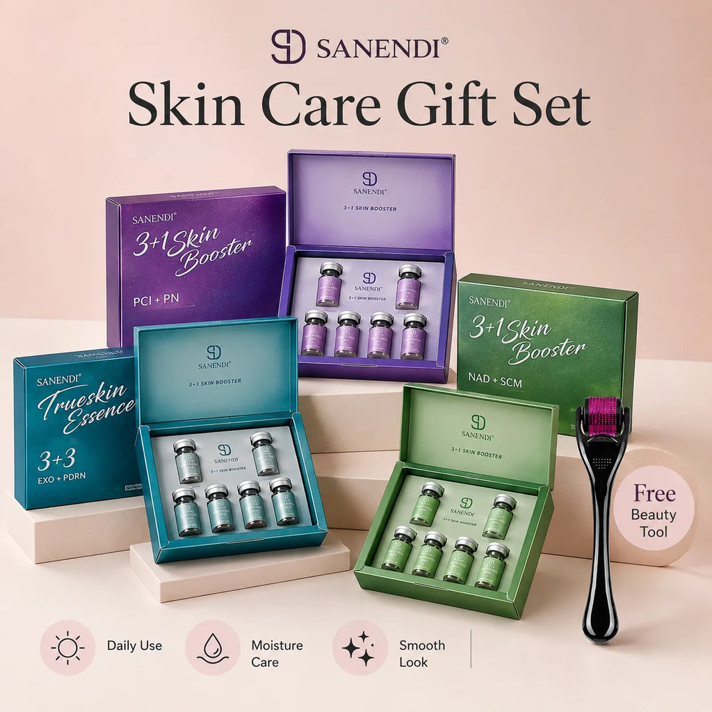 PDRN NAD+ ESOMEI Serum for Dermapen PN Facial Skinbooster With Free 0.25mm Microneed Infusion Roll Tool for Aging Dull Skin