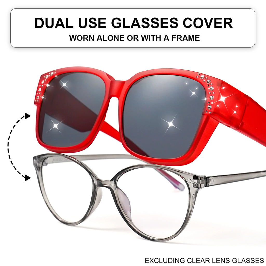 Oversized Square Fashion Sunglasses - Decorative Lenses for Fashion & Style, Stylish Eyewear, Elegant Eyewear Fashion Glasses