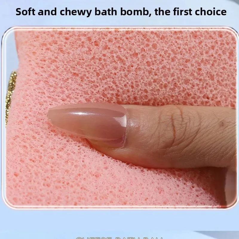Soap Saver Bag Bath Sponge Shower Loofah Exfoliating Body Scrubber for Women Bath Ball Foaming Net for Skin Cleaning