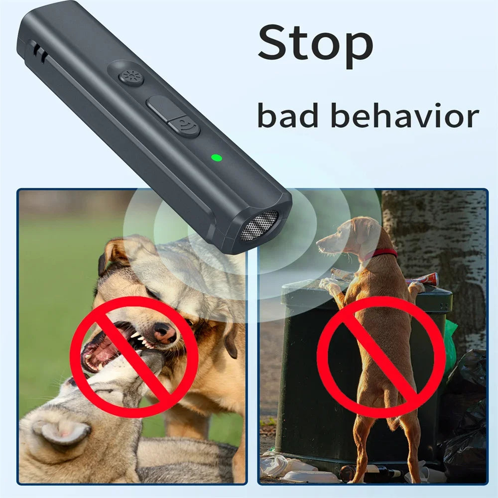 Powerful Ultrasonic Dog Anti Bark Device Portable Dog Barking Deterrent Stop Dog Barking Device Ultrasonic Dog Repellent