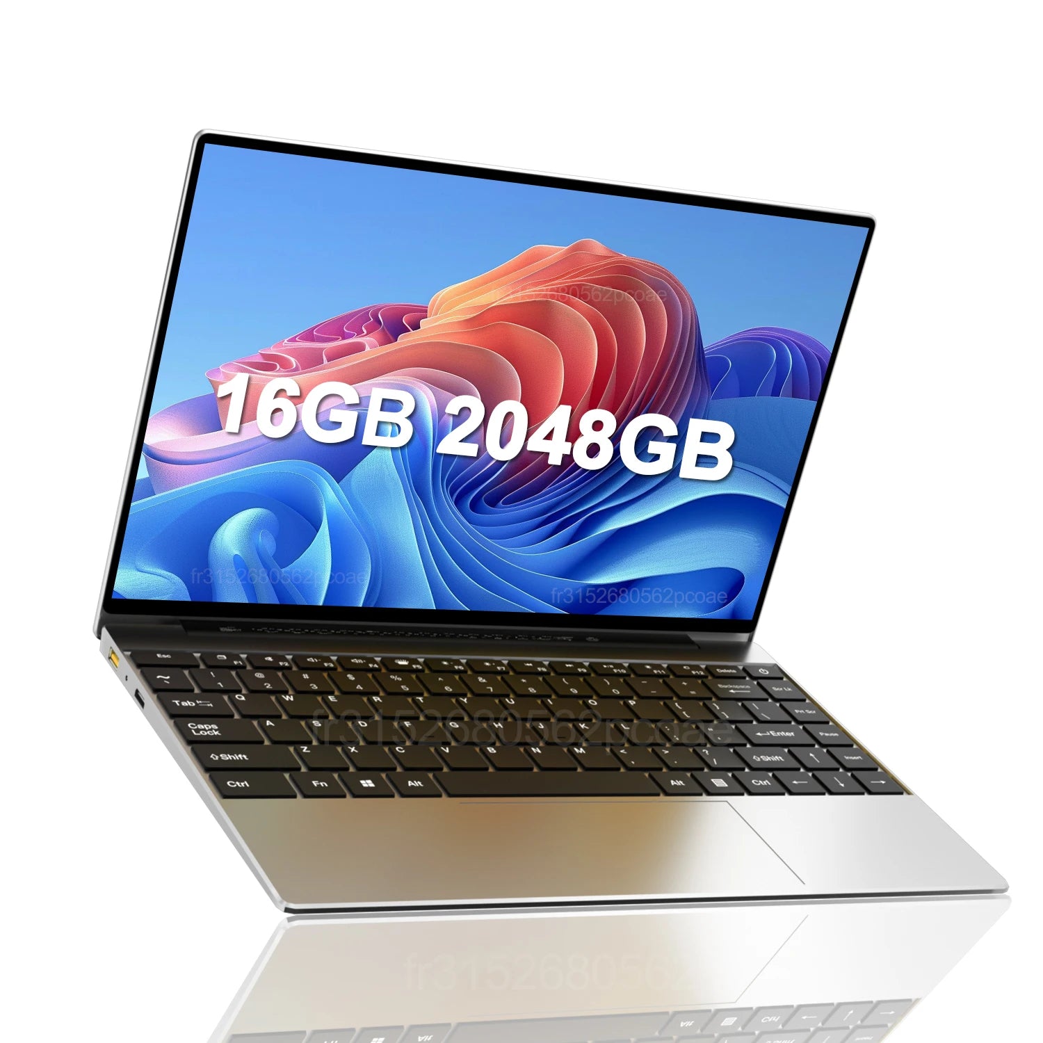 LENO 14.1"Ultra Slim Laptop Windows11 16GB 2TB SSD Gamer Notebook Intel 4405U 1920*1080 Display Office Study Gaming Computer PC
