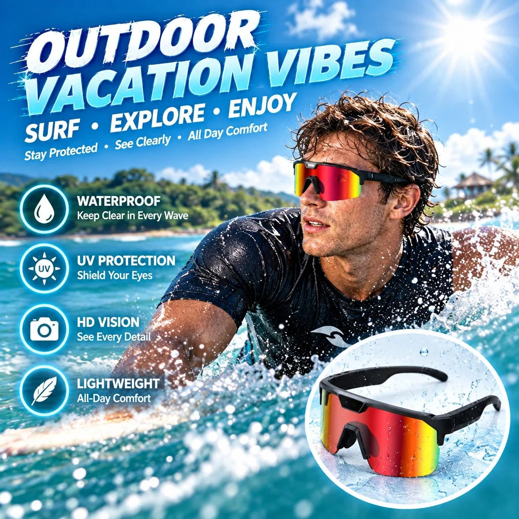 2026 New Smart Glasses Translation Travel Cycling Sports Goggles Anti Blue Light Click Take Photos Videos Smartglasses Outdoor